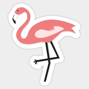 Flamingo Pattern Sticker